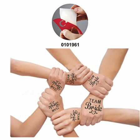 Gelin Takımı  Tattoo Geçici Dövme Şablonları Kına Kalıpları