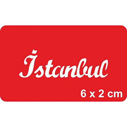 İstanbul Yazısı Tattoo Geçici Dövme Şablonları Kına Kalıpları