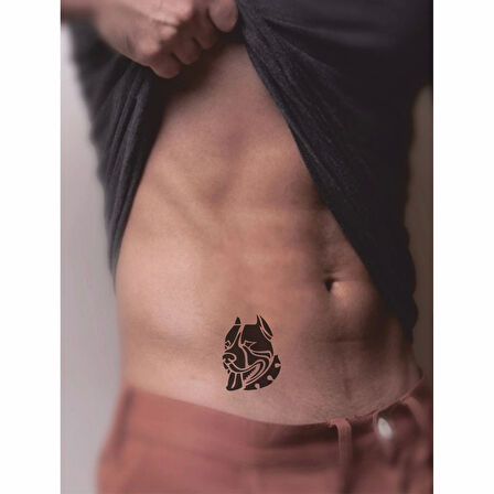 Dikkat Köpek Var! Tattoo Geçici Dövme Şablonları Kına Kalıpları