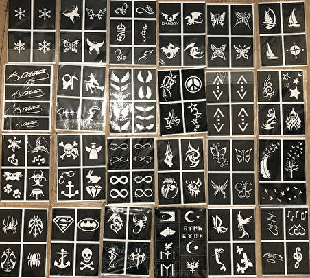 Toptan Fiyatına 50 Sayfa Kına Deseni- 200 Desen