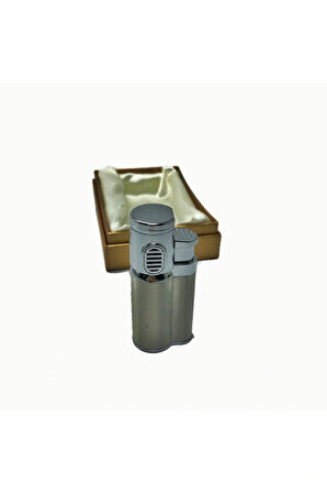 Metal Çift Yanan Turbo Çakmak