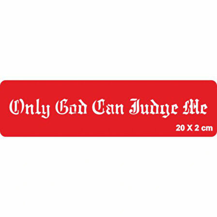 Beni Sadece Tanrı Yargılar Tattoo Geçici Dövme Şablonları Kına Kalıpları