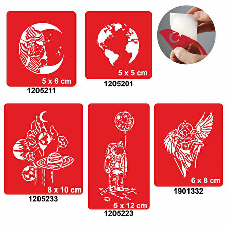 Gökyüzü Modelleri Dövme Şablonu Kına Deseni