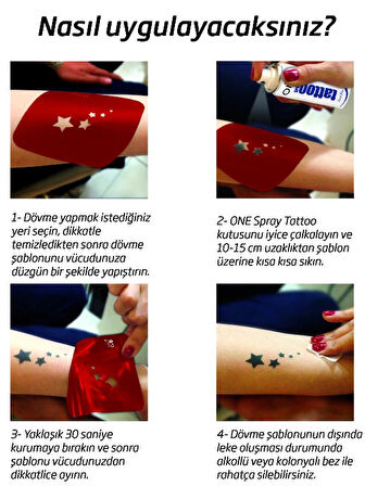 Kalp Fermuar Tribal 5'li Set Geçici Dövme Kına Şablonu