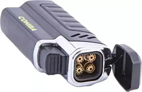 Cohiba Dört Torch Pürmüz Siyah Puro Çakmağı