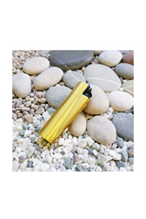 Altın Metal Mikro Taşlı Çakmak