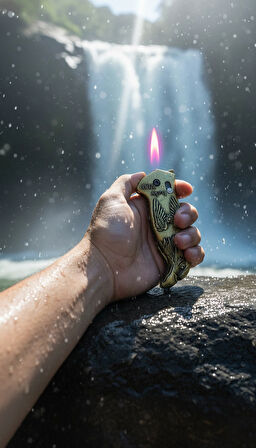 Trend Kartal Figürlü Çakı Çakmak