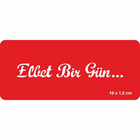 Elbet Bir Gün Tattoo Geçici Dövme Şablonları Kına Kalıpları