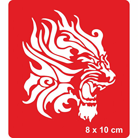 Tribal Aslan-2 Tattoo Geçici Dövme Şablonları Kına Kalıpları