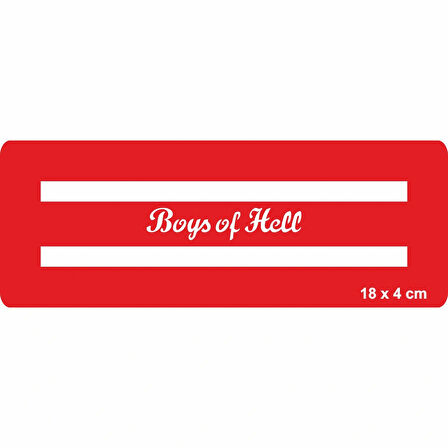 Cehennem Çocuklar İkili Bant Tattoo Geçici Dövme Şablonları Kına Kalıpları