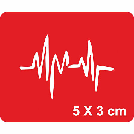 Kalp Atışı Nabız Tattoo Geçici Dövme Şablonları Kına Kalıpları