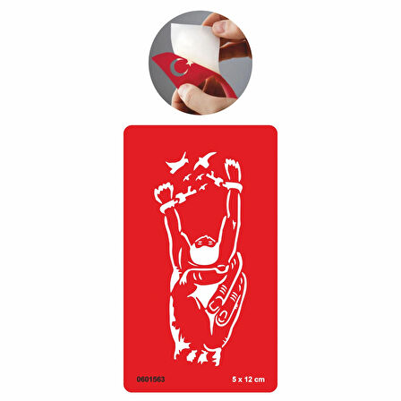 Özgür Ruh Zafer Zincir Özgürlük Tattoo Geçici Dövme Şablonları Kına Kalıpları