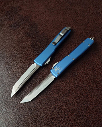 AlsepeteAvm Ultratech Mavi Alüminyum Kasa D2 Çelik Kamp Çakısı