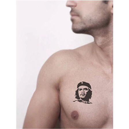 Che Guevara Tattoo Geçici Dövme Şablonları Kına Kalıpları