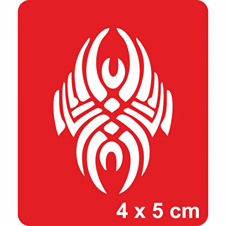 Akrep Tribal Tattoo Geçici Dövme Şablonları Kına Kalıpları