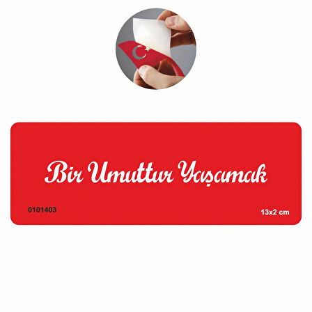 Bir Umuttur Yaşamak El Yazısı  Tattoo Geçici Dövme Şablonları Kına Kalıpları