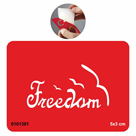 Kuşlar Gibi Özgürsün  Tattoo Geçici Dövme Şablonları Kına Kalıpları