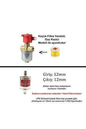 Atiker Uyumlu Filtre Seti/Atiker Lpg Filtresi Atiker Filtre Gaz kesici filtresi
