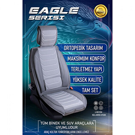 
Chevrolet Kalos Lüx Deri Oto Koltuk Kılıfı Ön Arka Takım (ANTALYA) FÜME