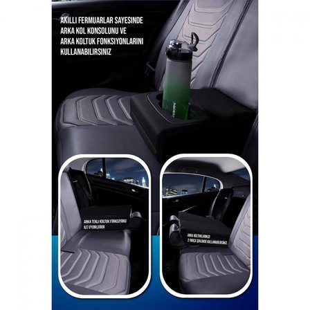 
Opel Zafira Lüx Deri Oto Koltuk Kılıfı Ön Arka Takım (ANTALYA) FÜME