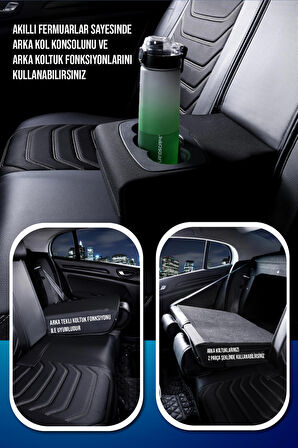 
Hyundai Accent Era Lüx Oto Koltuk Kılıfı Ön Arka Takım (ANTALYA) SİYAH BEYAZ