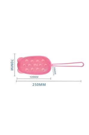 Silikon Banyo Kesesi Katı Sabun Hazneli (süngerli)