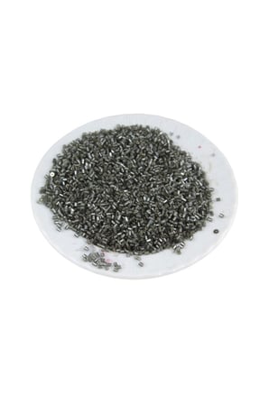 Kesme Boncuk Kristal Koyu Gri 2x1,5 mm (100 Gr 4000 Adet)