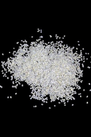 Kesme Boncuk Şeffaf Ekru Janjan 2x1,5 mm (100 Gr 4000 Adet)