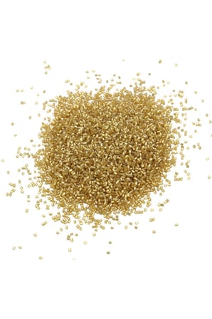 Kesme Boncuk Kristal Gold 2x1,5 mm (100 Gr 4000 Adet)
