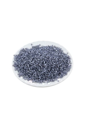 Kesme Boncuk Koyu Gri 2x1,5 mm (100 Gr 4000 Adet)