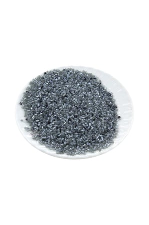 Kesme Boncuk İki Renk Füme Gri 2x1,5 mm (100 Gr 4000 Adet)