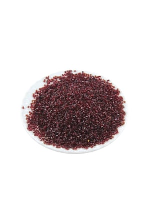 Kesme Boncuk İki Renk Karışık Bordo Kahve 2x1,5 mm (100 Gr 4000 Adet)