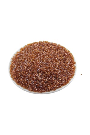 Kesme Boncuk Şeffaf Koyu Kahve 2x1,5 mm (100 Gr 4000 Adet)