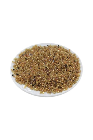 Kesme Boncuk Çift Renk Koyu Bal 2x1,5 mm (100 Gr 4000 Adet)
