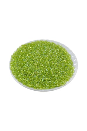 Kesme Boncuk Açık Fıstık Yeşili 2x1,5 mm (100 Gr 4000 Adet)