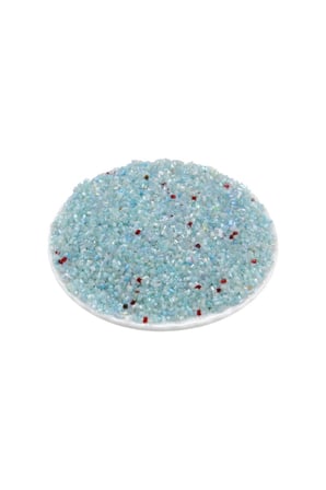 Kesme Boncuk İki Renk Mavi Karışık 2x1,5 mm (100 Gr 4000 Adet)