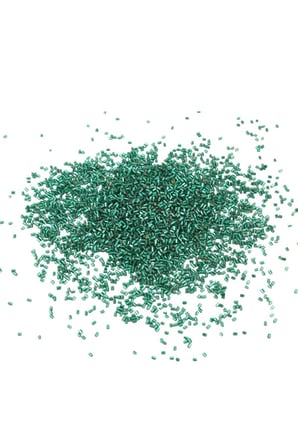 Kesme Boncuk Kristal Turkuaz Yeşili 2x1,5 mm (100 Gr 4000 Adet)
