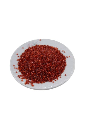 Kesme Boncuk Kristal Açık Oranj 2x1,5 mm (100 Gr 4000 Adet)
