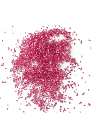 Kesme Boncuk Koyu Pembe 2x1,5 mm (100 Gr 4000 Adet)