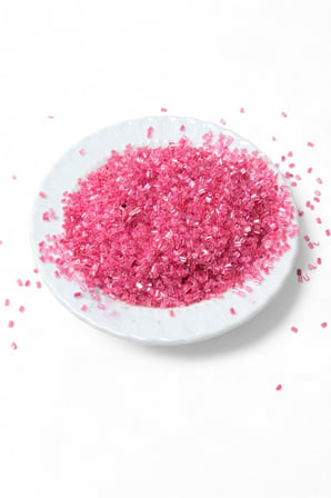 Kesme Boncuk Koyu Pembe 2x1,5 mm (100 Gr 4000 Adet)