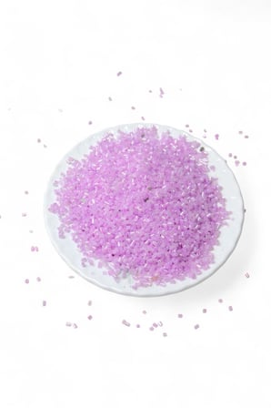 Kesme Boncuk Açık Leylak 2x1,5 mm (100 Gr 4000 Adet)