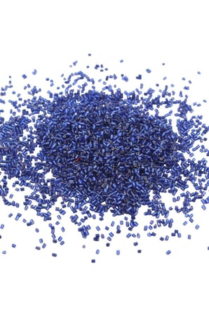 Kesme Boncuk Parlak Lacivert 2x1,5 mm (100 Gr 4000 Adet)