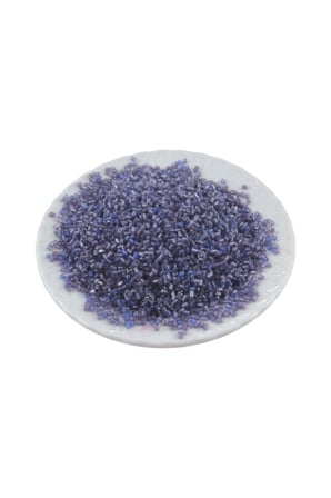 Kesme Boncuk Janjanlı Kırık Lila 2x1,5 mm (90 Gr)