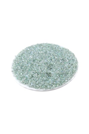 Kesme Boncuk Janjanlı Mint Yeşili 2x1,5 mm (85 Gr)