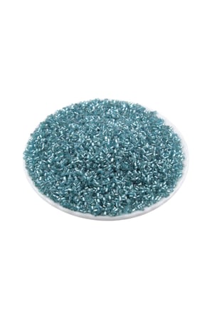 Kesme Boncuk Açık Turkuaz 2x1,5 mm (100 Gr 4000 Adet)