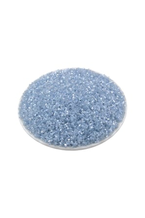 Kesme Boncuk İçten Boyalı Açık Mavi 2x1,5 mm (100 Gr 4000 Adet)