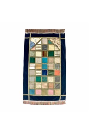 El Yapımı 40 Yamalı Kumaş Seccade 70x110cm