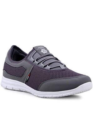 Kevın Füme Beyaz Rahat Taban Günlük Yürüyüş Koşu Erkek Sneaker Spor Ayakkabı KEVIN-5045