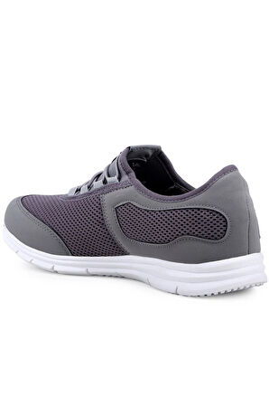 Kevın Füme Beyaz Rahat Taban Günlük Yürüyüş Koşu Erkek Sneaker Spor Ayakkabı KEVIN-5045