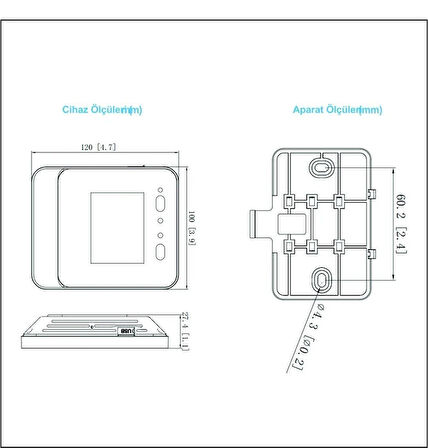 ZKSoftware Keyface 3 Yüz Tanıma Cihazı